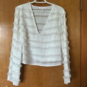 Bell sleeve cute top , size Large , worn once